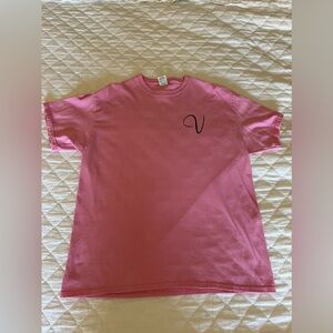 Letter V Monogram Pink T-shirt